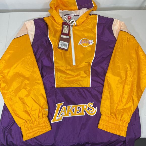 Mitchell & Ness Los Angeles Lakers NBA Highlight Reel Windbreaker Jacket - Picture 1 of 6